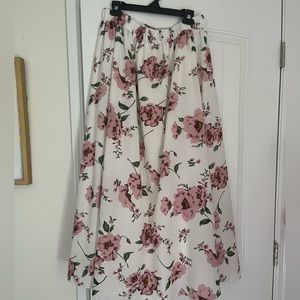 Shein Plus Floral Maxi Skirt